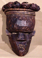 Mask from the Salampasu tribe in the Congo